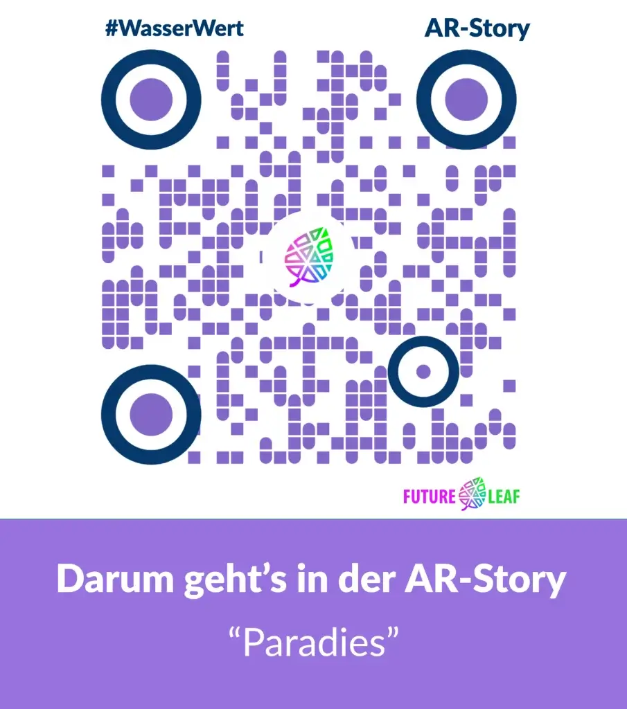 QR-Code zur AR-Story "Paradies" von FUTURE LEAF